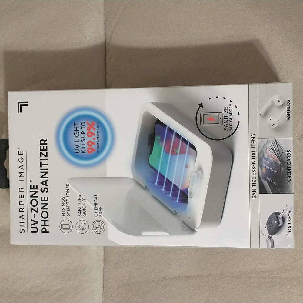 Sharper Image UV-Zone Phone Sanitizer